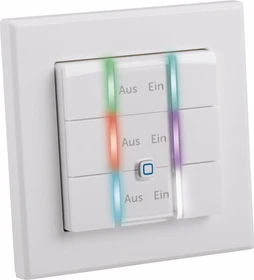 eQ-3 Homematic IP Wandtaster 6-fach weiß, Bausatz