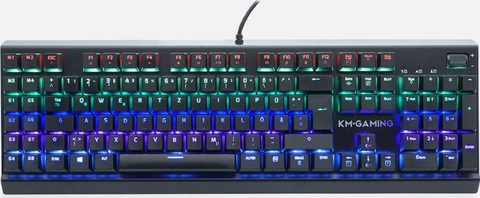 KM-Gaming K-GK2 Pro, LEDs RGB, MX SILENT RGB RED, USB, DE