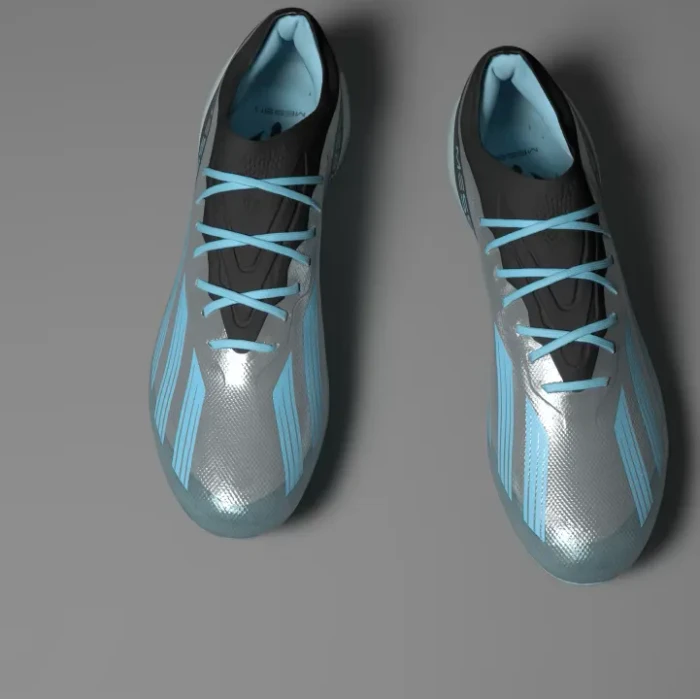 adidas X Crazyfast Messi.1 FG silver metallic/bliss blue/core black