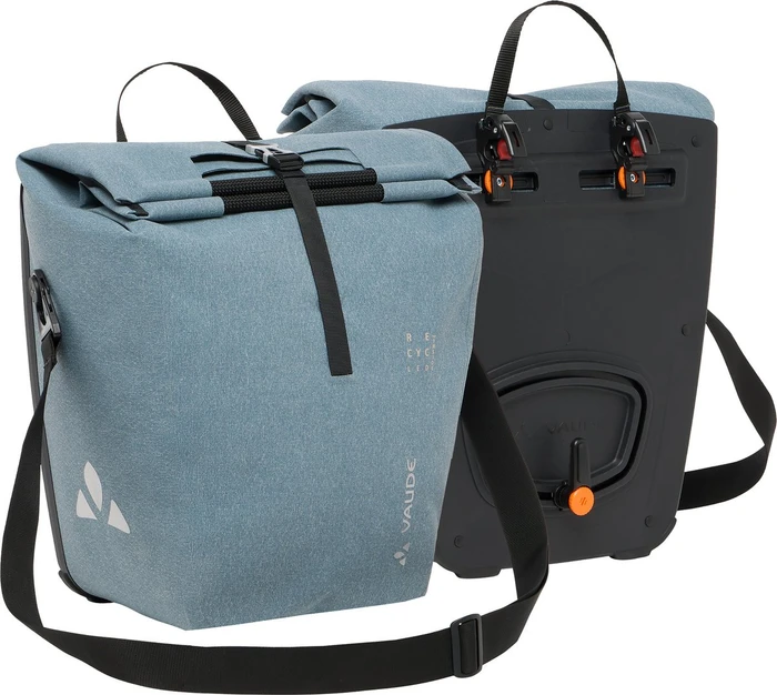 Vaude ReCycle Back Doppeltasche Gepäcktasche heron