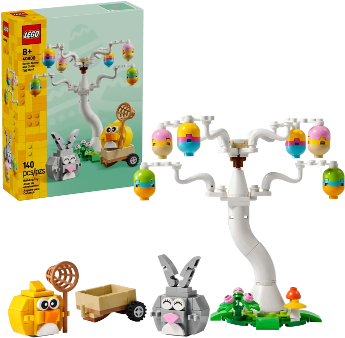 LEGO Osterhase und Ostereiersuche