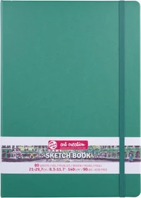 Royal Talens Skizzenbuch waldgrün, 90x140mm, glatt, 80 Blatt