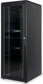 Digitus Professional Unique Serie Serverschrank 42HE, Sicherheitsglastür, IP2X, schwarz, 1000mm tief