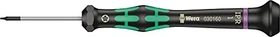 Wera Kraftform Micro 2073 Elektroniker Außensechskant Schraubendreher, TS1x40mm