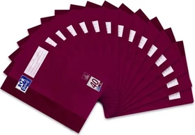 Oxford Schulheft, A4, Lineatur 40, pflaume, 16 Blatt, 15er-Pack