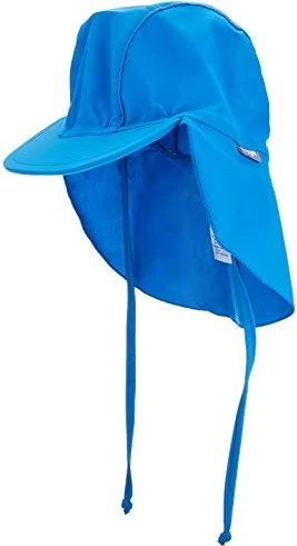 Sterntaler Bademütze mit Nackenschutz & UV-Schutz 50+ Mütze leuchtblau (Junior)