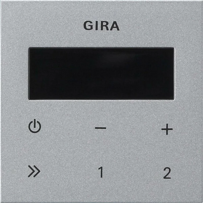Gira System 55 Bedienaufsatz Unterputz-Radio RDS, alu