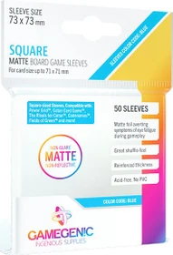 Gamegenic Matte Board Game Sleeves Blue transparent, 50 Stück