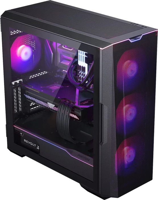 Phanteks Eclipse G500A DRGB, schwarz, Glasfenster