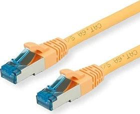 Value Patchkabel, Cat6a, S/FTP, RJ-45/RJ-45, 2m, gelb
