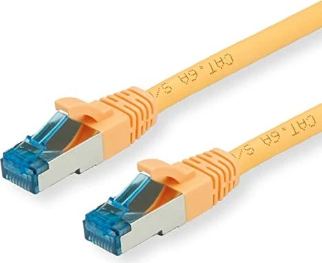 Value Patchkabel, Cat6a, S/FTP, RJ-45/RJ-45, 2m, gelb