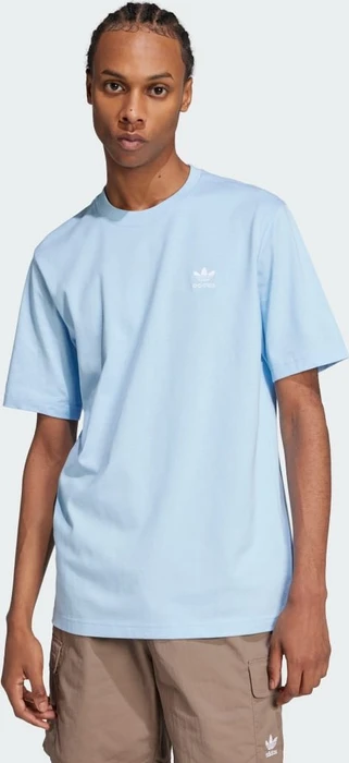 adidas Trefoil Essentials T-Shirt kurzarm clear sky (Herren)