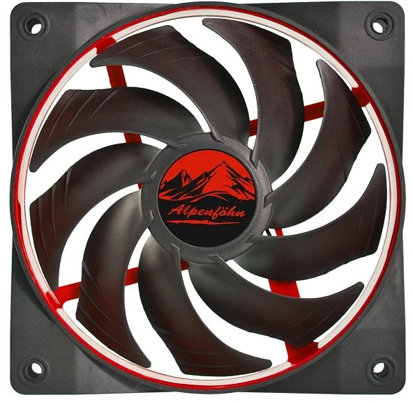 Alpenföhn Wing Boost 2, Blood Red Plus, 120mm