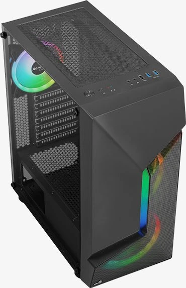 AeroCool Scape ARGB, Lüfter LED ARGB, Glasfenster