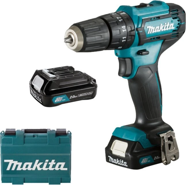 Makita HP333DSAE Akku-Schlagbohrschrauber inkl. Koffer + 2 Akkus 2.0Ah