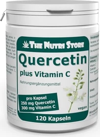 The Nutri Store Quercetin 250mg Plus Vitamin C 300mg Kapseln, 120 Stück