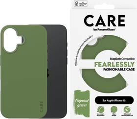 PanzerGlass Care Fashionable Case MagSafe für Apple iPhone 16 Piquant Green