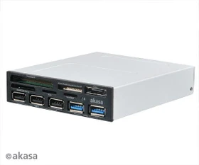 Akasa Internal Multi-Slot-Cardreader, USB 3.0 19-Pin Stecksockel [Stecker]