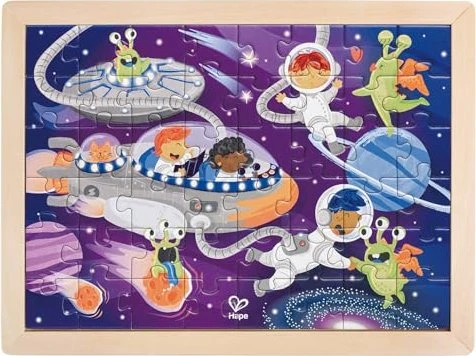Hape Puzzle Raumfahrer 48 Teile