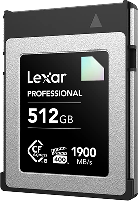 Lexar Professional DIAMOND R1900/W1700 CFexpress 2.0 Type B 512GB