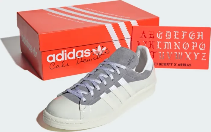 adidas Campus 80s Cali Dewitt grey/cloud white/off white (Herren)