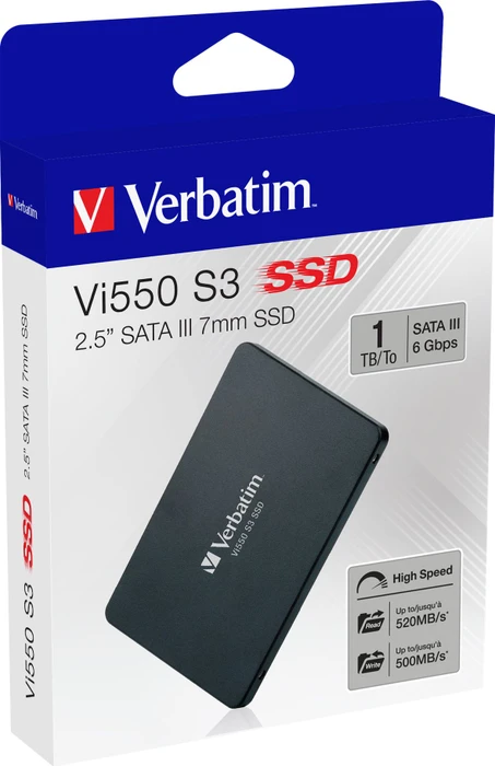 Verbatim Vi550 S3 SSD 1TB, 2.5" / SATA 6Gb/s
