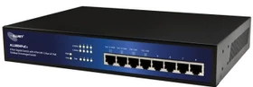 Allnet ALL88 Desktop Gigabit Switch, 8x RJ-45, 65W PoE+ (ALL8804POE+/99315)