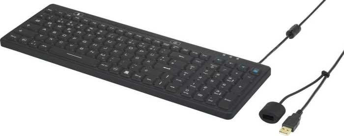 Renkforce iM-IKB106-BK Industrielle-Tastatur, IP68, schwarz, USB, DE