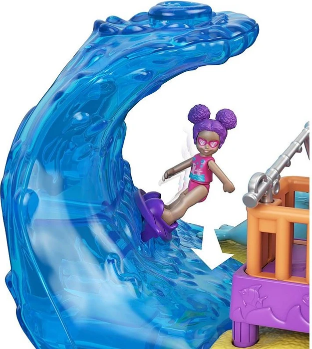 Mattel Polly Pocket - Pollyville Sonnenstrand Spielset