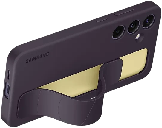 Samsung Silicone Grip Case für Galaxy S24+ dark violet
