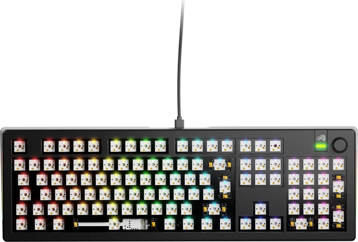 Glorious GMMK 3, Barebone Tastatur, Full Size 100%, schwarz, ISO