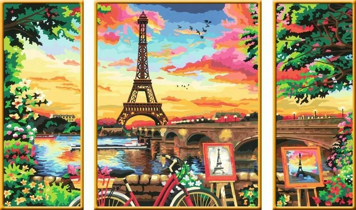 Ravensburger Malen nach Zahlen Im Herzen von Paris