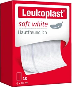BSN medical Leukoplast Soft White, 6 x 10cm, 10 Stück