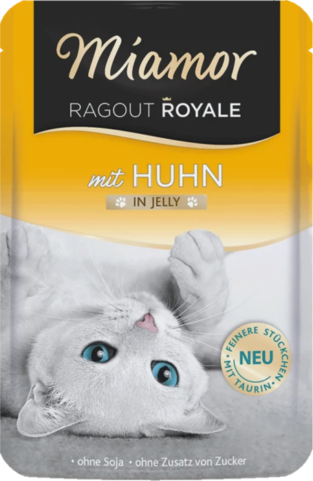 Finnern Miamor Ragout Royal mit Huhn in Gelee, 100g