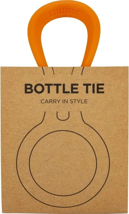 24Bottles Bottle Tie Flaschenhalter total orange