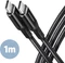 Axagon USB-C Kabel, HQ, USB 2.0, 480Mb/s, 60W PD, USB-C [Stecker] auf USB-C [Stecker], 1m Vorschaubild