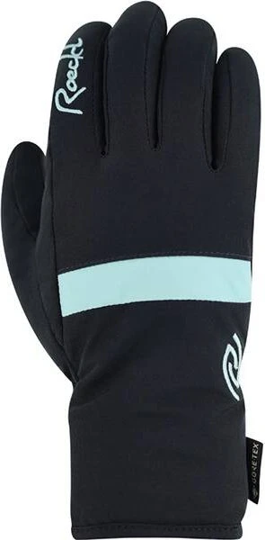 Roeckl Comano GTX Skihandschuhe black/surf green (Damen)