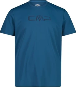 CMP Rundausschnitt Logo Funktionsshirt kurzarm petroleum (Herren)