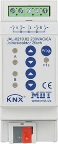 MDT Jalousieaktor JAL 2-fach, 2TE REG, 10A, 230V/600W, Schaltaktor (JAL-0210.02)