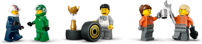 LEGO City - F1 Truck with RB20 & AMR24 F1 Cars