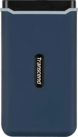 Transcend ESD370C Portable SSD, Navy Blue, 500GB, USB-C 3.1