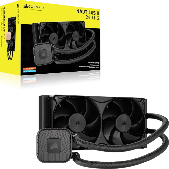 Corsair Nautilus II 240 RS, schwarz