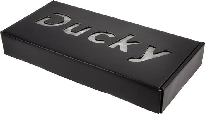 Ducky Keycap Set, Kunststoff (PBT) Double-Shot, weiß/gelb, 109 Tasten, ISO-DE