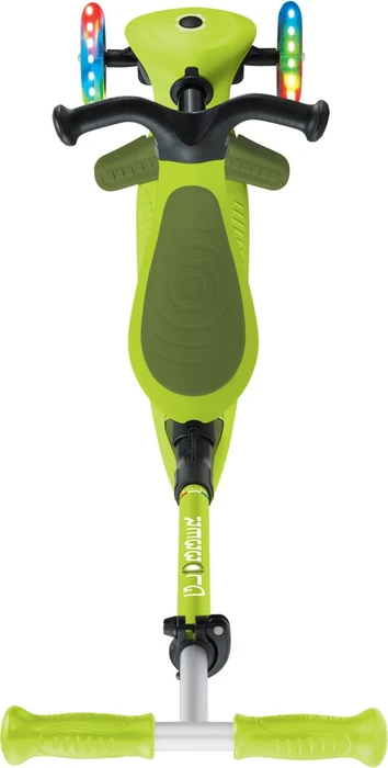 Globber Go Up Active Lights Kickboard lime green/black