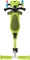 Globber Go Up Active Lights Kickboard lime green/black Vorschaubild
