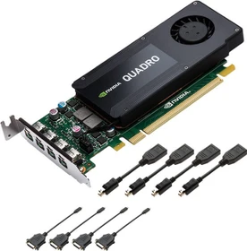 PNY Quadro K1200 DVI + Warranty Extension, 4GB GDDR5, 4x mDP