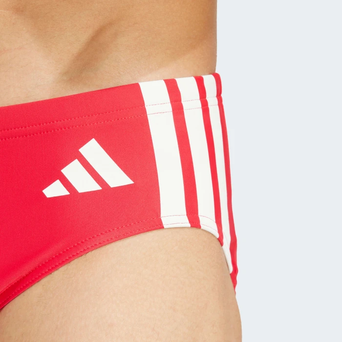 adidas 3-Streifen Badehose pure ruby/white (Herren)