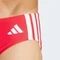 adidas 3-Streifen Badehose pure ruby/white (Herren) Vorschaubild