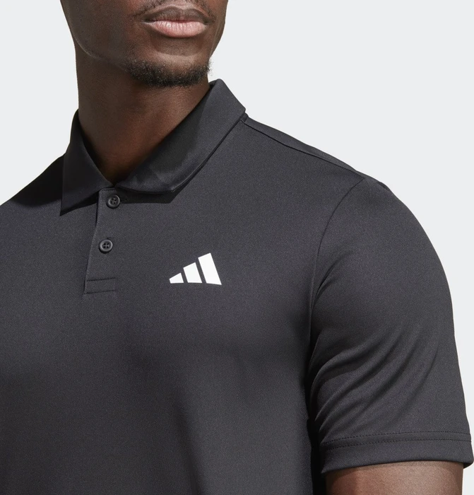 adidas Club 3-Streifen Tennis Poloshirt kurzarm schwarz (Herren)