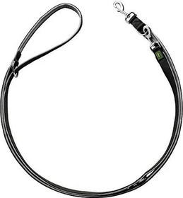 Hunter Neopren Verstellbare Hundeführleine, 2.0x300cm, schwarz